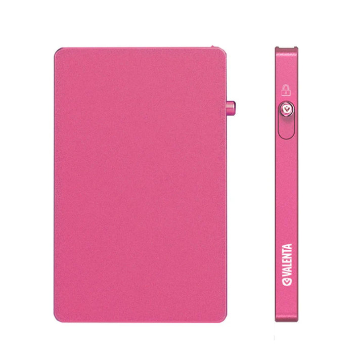 Valenta Pasjeshouder Cardprotector MagSafe Aluminum Roze Valenta Pasjeshouder Cardprotector MagSafe Aluminum Roze