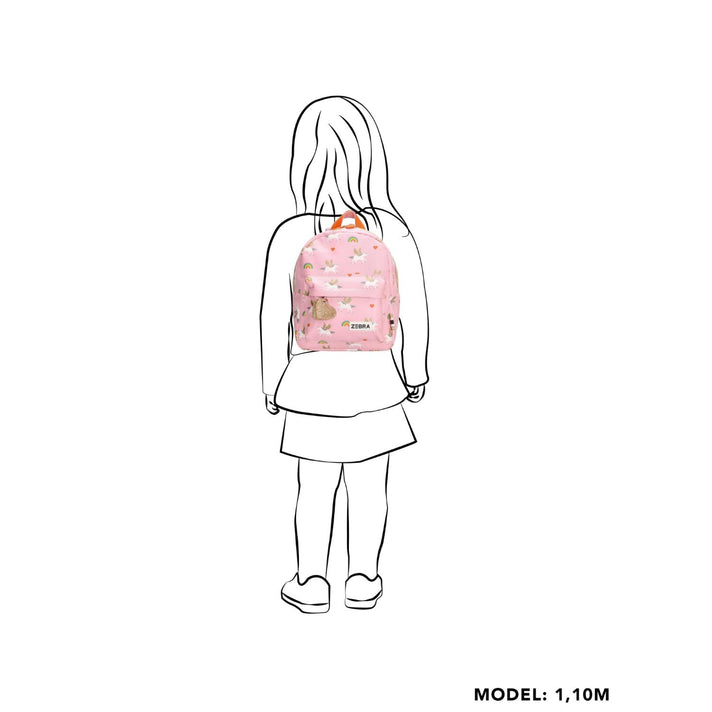 Zebra Trends Kinderrugzak 602210 S Unicorn Rose Zebra Trends Kinderrugzak 602210 S Unicorn Rose