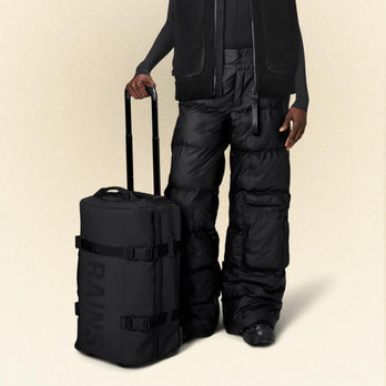 Rains Weekendtrolley 13460 Texel Cabinbag 01 Black Rains Weekendtrolley 13460 Texel Cabinbag 01 Black