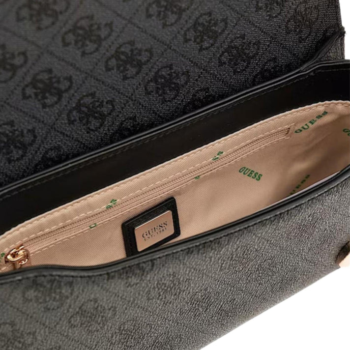 Guess Tas klep ESG951320 Eco mietta Coal logo/black Guess Tas klep ESG951320 Eco mietta Coal logo/black