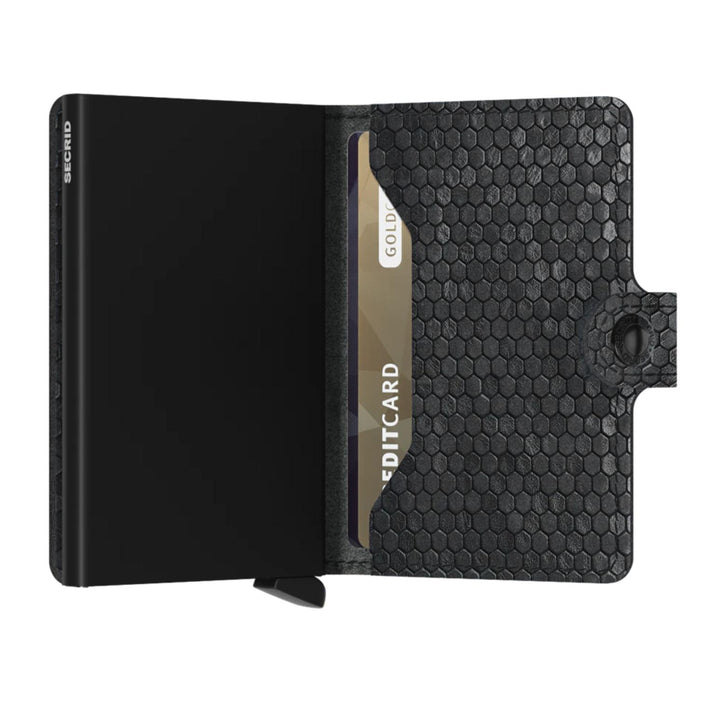Secrid Pasjeshouder Miniwallet* Hexagon Black Secrid Pasjeshouder Miniwallet* Hexagon Black