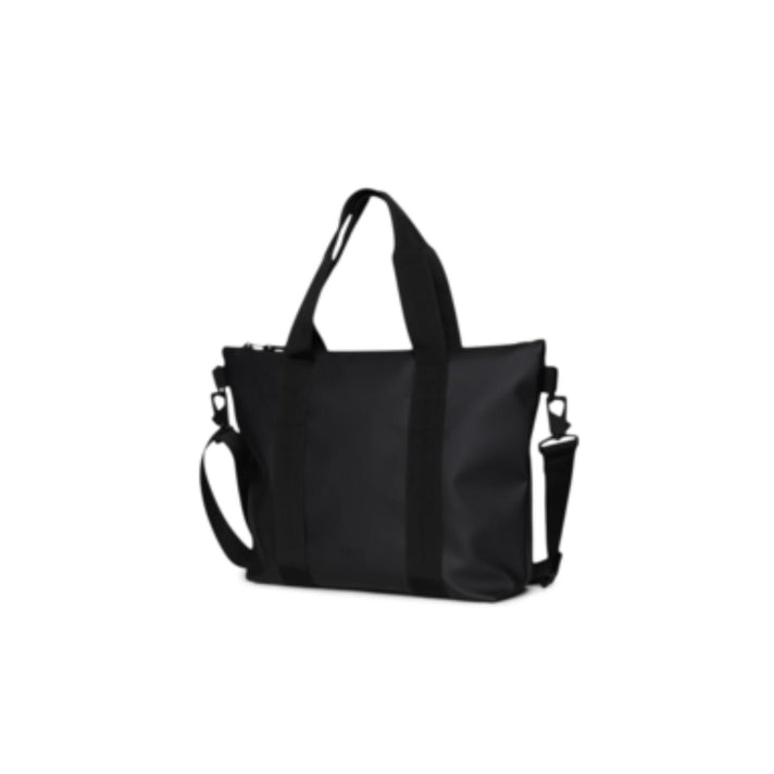 Rains Shopper 14180 Tote bag Micro Black 01 Rains Shopper 14180 Tote bag Micro Black 01