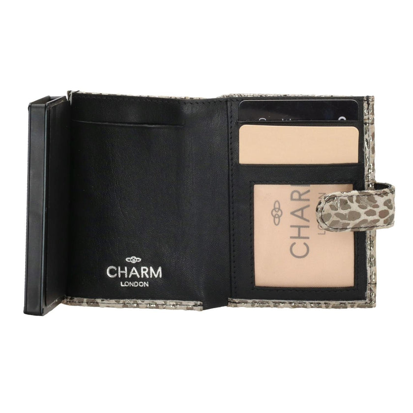 Charm Creditcardetui 19208 Camberwell Zilver Leopard