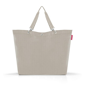 Reisenthel Tas Shopper XL ZU Herringbone Sand 6049 Reisenthel Tas Shopper XL ZU Herringbone Sand 6049