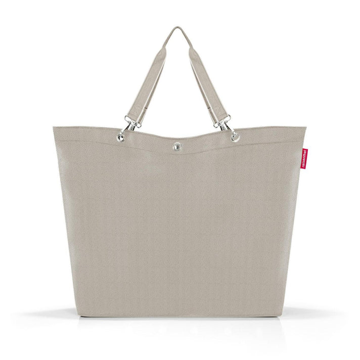Reisenthel Tas Shopper XL ZU Herringbone Sand 6049 Reisenthel Tas Shopper XL ZU Herringbone Sand 6049