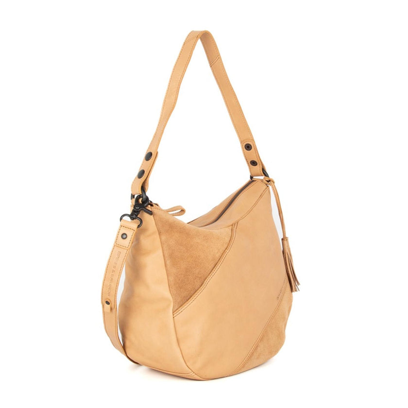 Spikes&Sparrow Tas 608171 Suede mix Camel 13