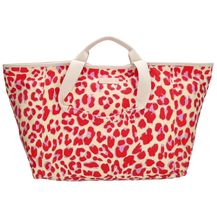 Zebra Trends Strandtas 22487 Luipaardprint rood 1034 Zebra Trends Strandtas 22487 Luipaardprint rood 1034