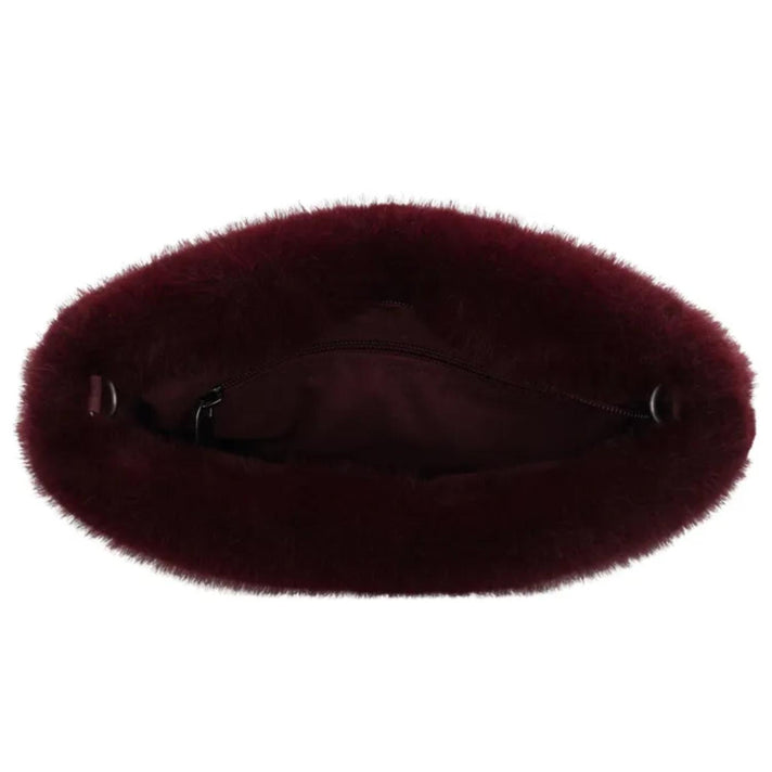 Zebra Trends Tas 23896 Fur Emma Bordo rood 007 Zebra Trends Tas 23896 Fur Emma Bordo rood 007