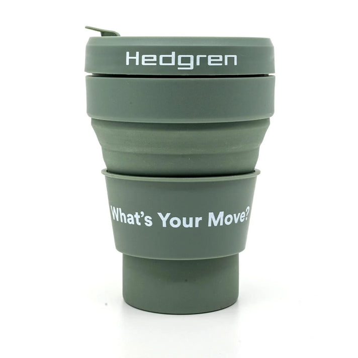 Hedgren Opvouwbare beker HAD550 Foldable mug Groen Hedgren Opvouwbare beker HAD550 Foldable mug Groen
