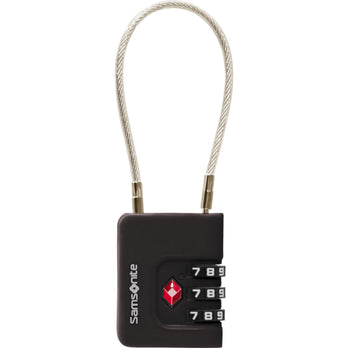 Samsonite Cijferslot 155576 Cablelock TSA Black 1041 Samsonite Cijferslot 155576 Cablelock TSA Black 1041