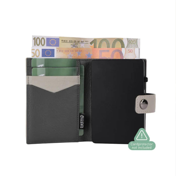 Valenta Creditcardetui Card wallet MagSafe Luxe Off White Valenta Creditcardetui Card wallet MagSafe Luxe Off White