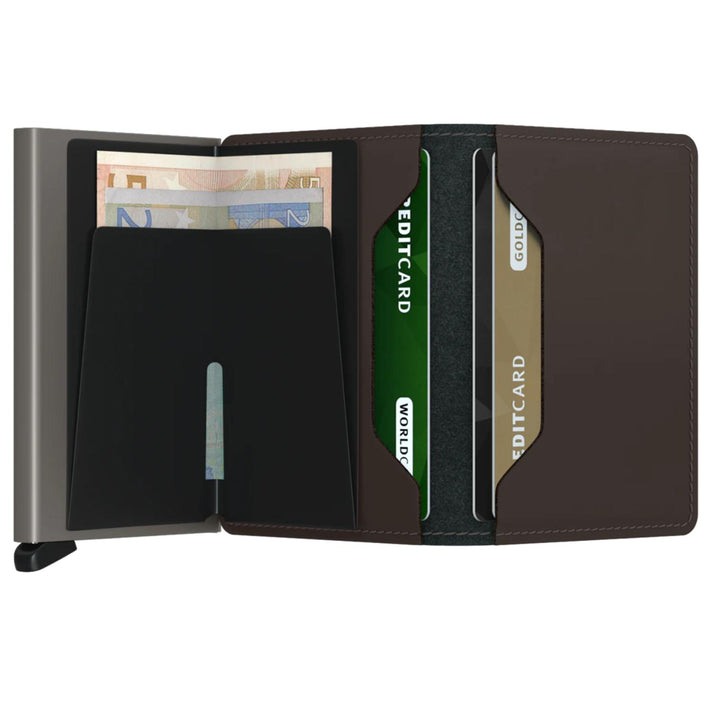 Secrid Pasjeshouder Slimwallet matte Truffle Secrid Pasjeshouder Slimwallet matte Truffle
