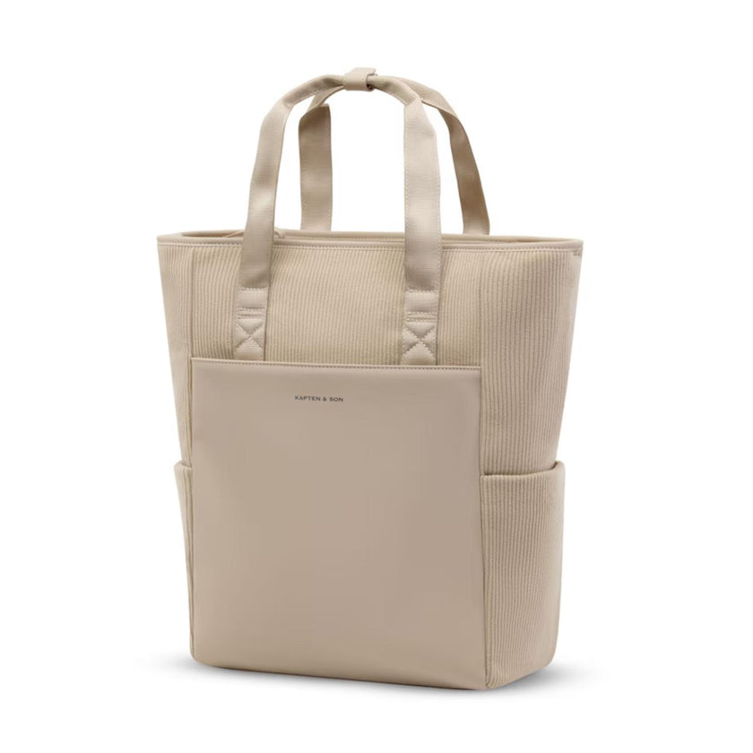 Kapten & Son Rugzak Lindby Pro Cord Dusty Sand Cord