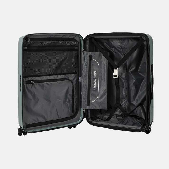 Hedgren Koffer HCMBY01MEX 65 cm Grip M Grey Green 059 Hedgren Koffer HCMBY01MEX 65 cm Grip M Grey Green 059