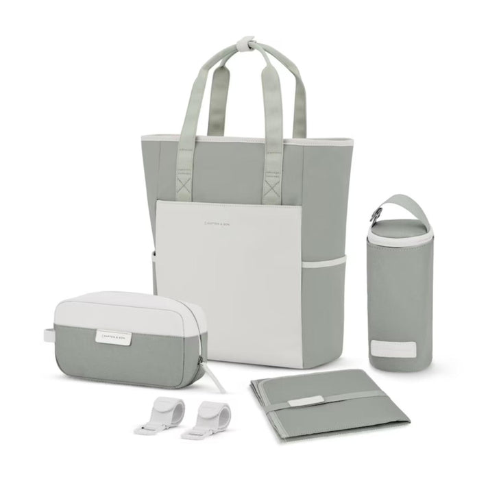 Kapten & Son Verzorgingsrugzak Lindby Diaper Muted Sage Kapten & Son Verzorgingsrugzak Lindby Diaper Muted Sage