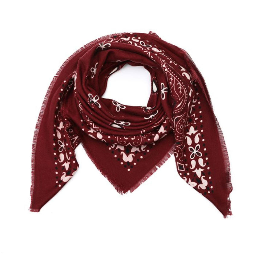 Sunset Sjaal SH70791 print Red