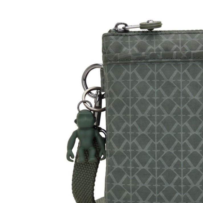 Kipling Tas Riri KI7502 F6C Sign Green Emb Kipling Tas Riri KI7502 F6C Sign Green Emb