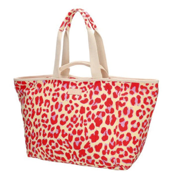 Zebra Trends Strandtas 22487 Luipaardprint rood 1034 Zebra Trends Strandtas 22487 Luipaardprint rood 1034