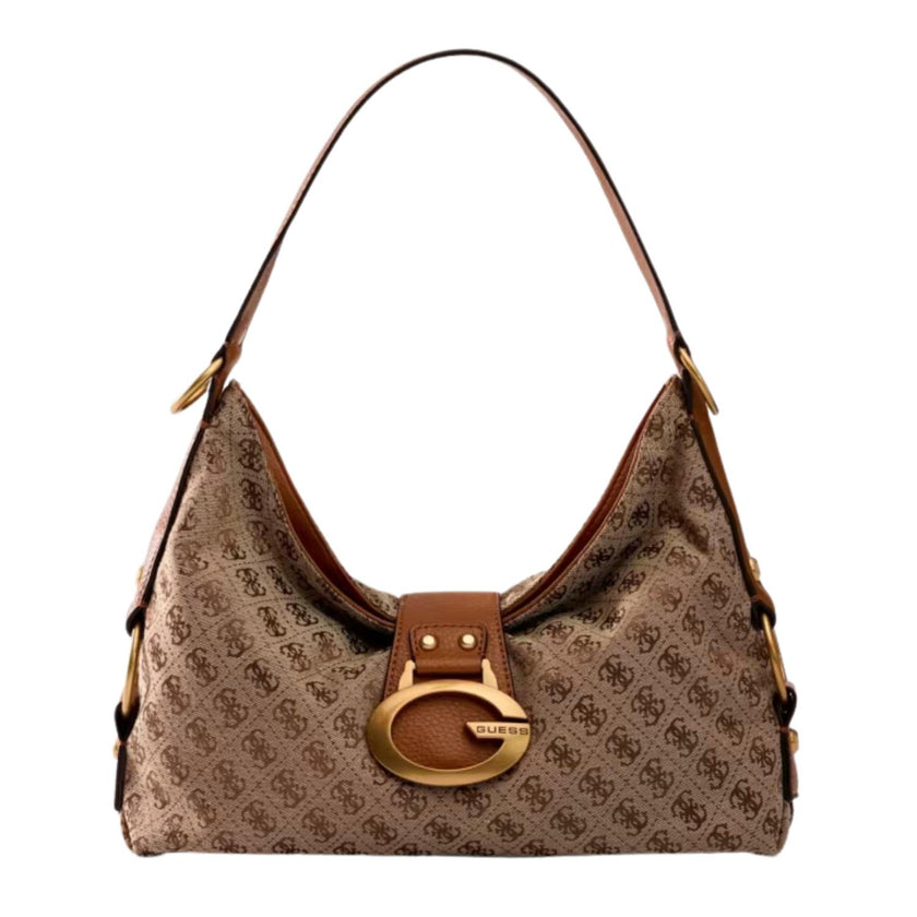 Guess Tas JJ930818 Camden Latte Logo Cognac