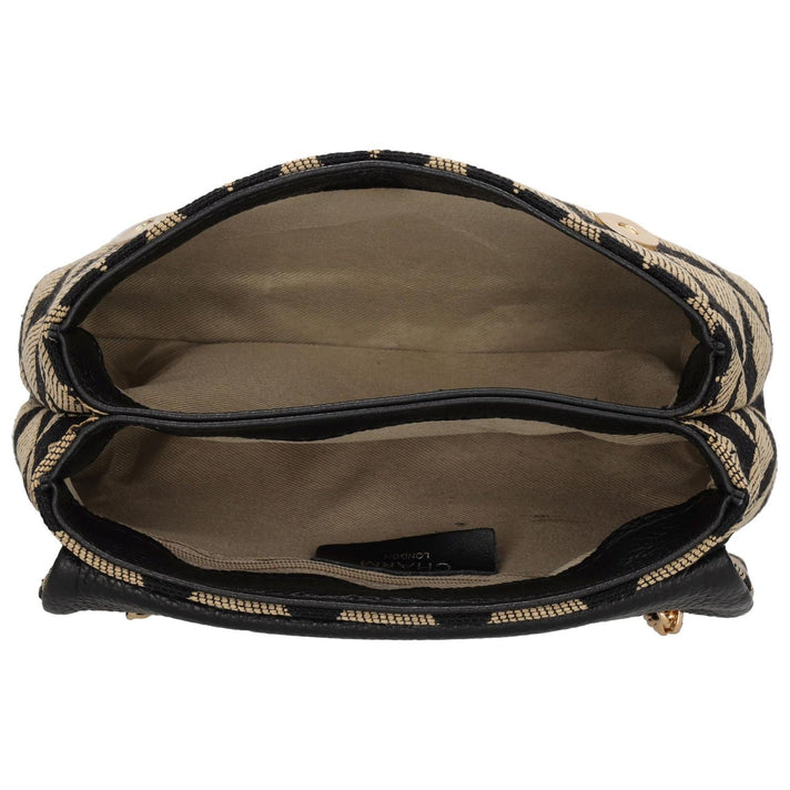 Charm Tas L691 Anna Zwart Beige 221 Charm Tas L691 Anna Zwart Beige 221