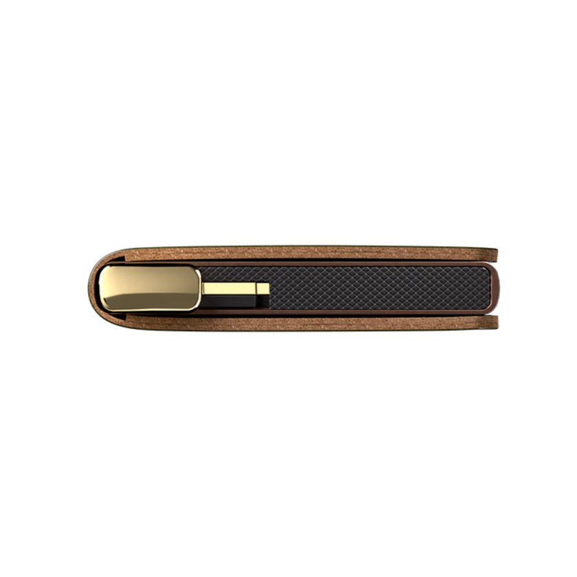 Secrid Pasjeshouder Slimwallet Lines Emboss Cognac +