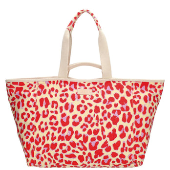 Zebra Trends Strandtas 22487 Luipaard rood 1034 Zebra Trends Strandtas 22487 Luipaard rood 1034