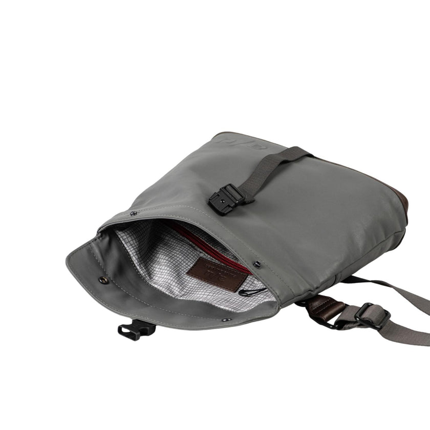 Aunts&Uncles Tas klep 10232 Yao 66 Pewter