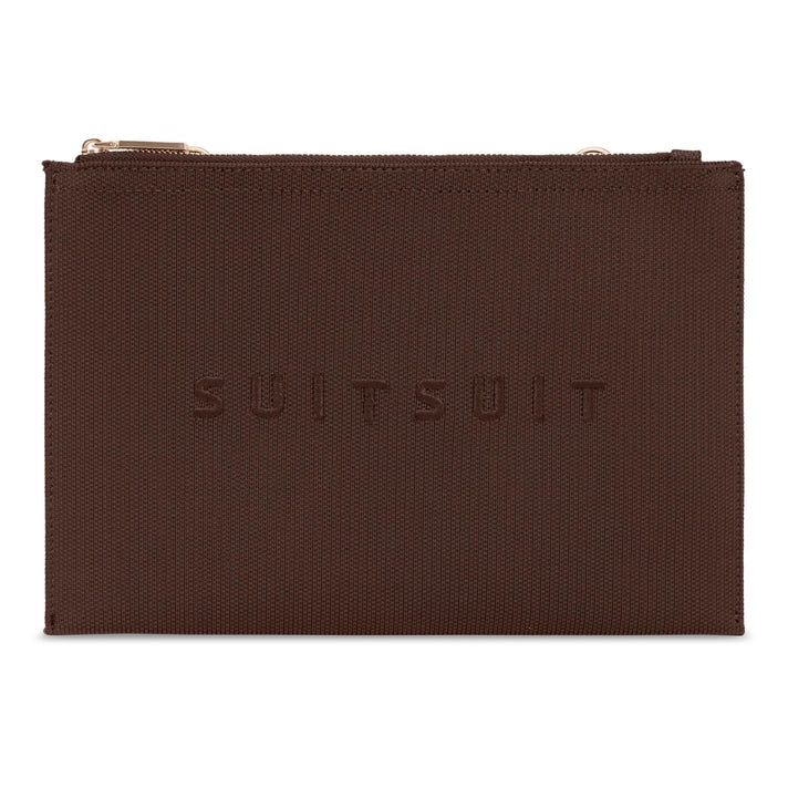 SUITSUIT Tas BS-73530 Flyknit bag Serenity Chocolate Brown SUITSUIT Tas BS-73530 Flyknit bag Serenity Chocolate Brown