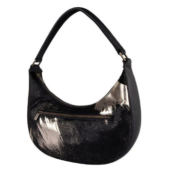 Cowboysbag Tas rits 3466 Roseland Zwart goud hair on 102 Cowboysbag Tas rits 3466 Roseland Zwart goud hair on 102