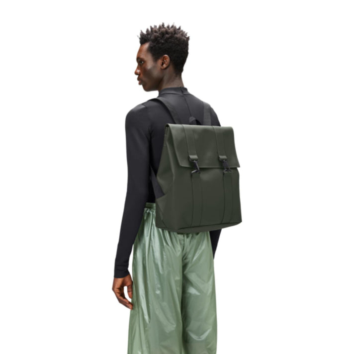 Rains Rugzak 13300 MSN Bag Green 03 Rains Rugzak 13300 MSN Bag Green 03