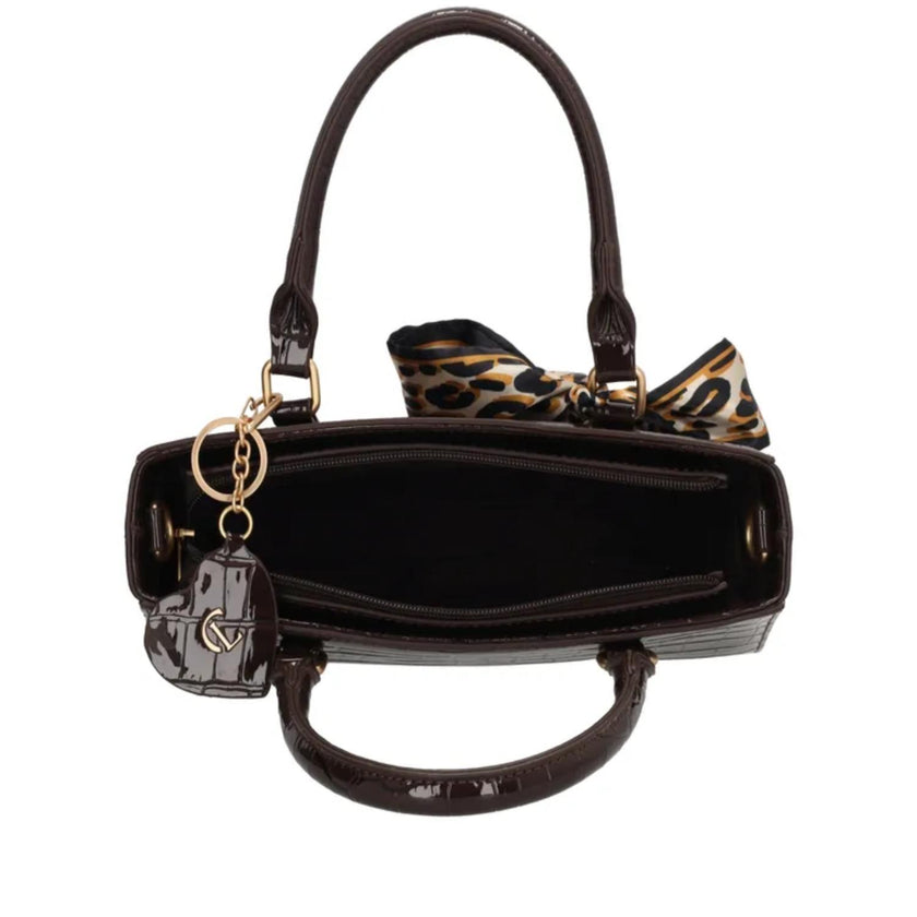 Charm Tas W01384 Knightsbridge Donkerbruin 097