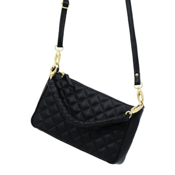 Mosz Tas Coco S Quilted Black dull light gold