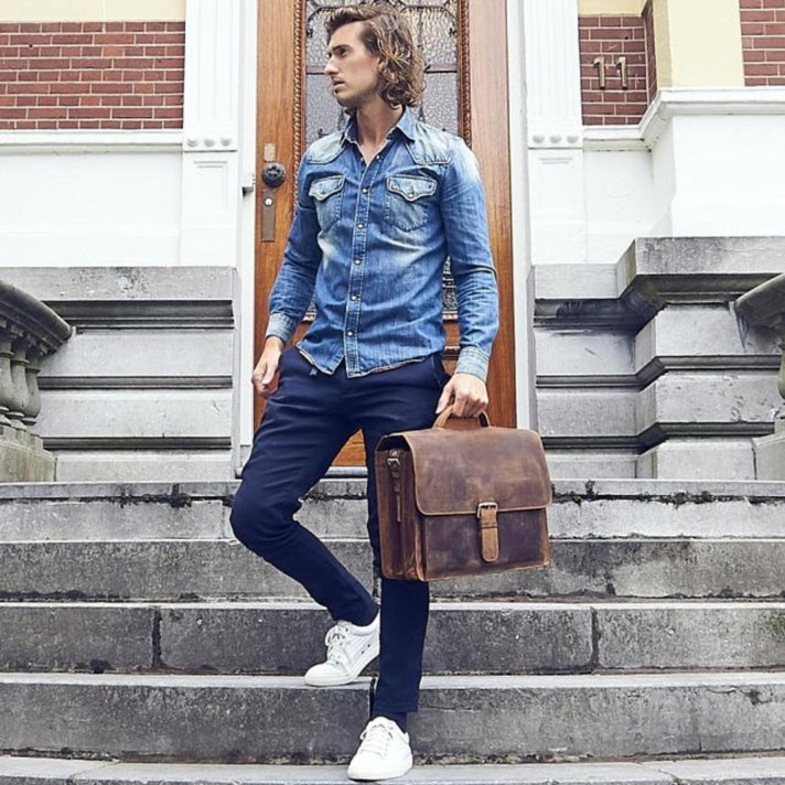 Plevier Laptoptas 553 Newton Bruin Plevier Laptoptas 553 Newton Bruin