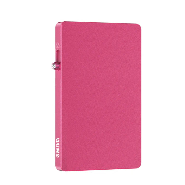 Valenta Pasjeshouder Cardprotector MagSafe Aluminum Roze Valenta Pasjeshouder Cardprotector MagSafe Aluminum Roze
