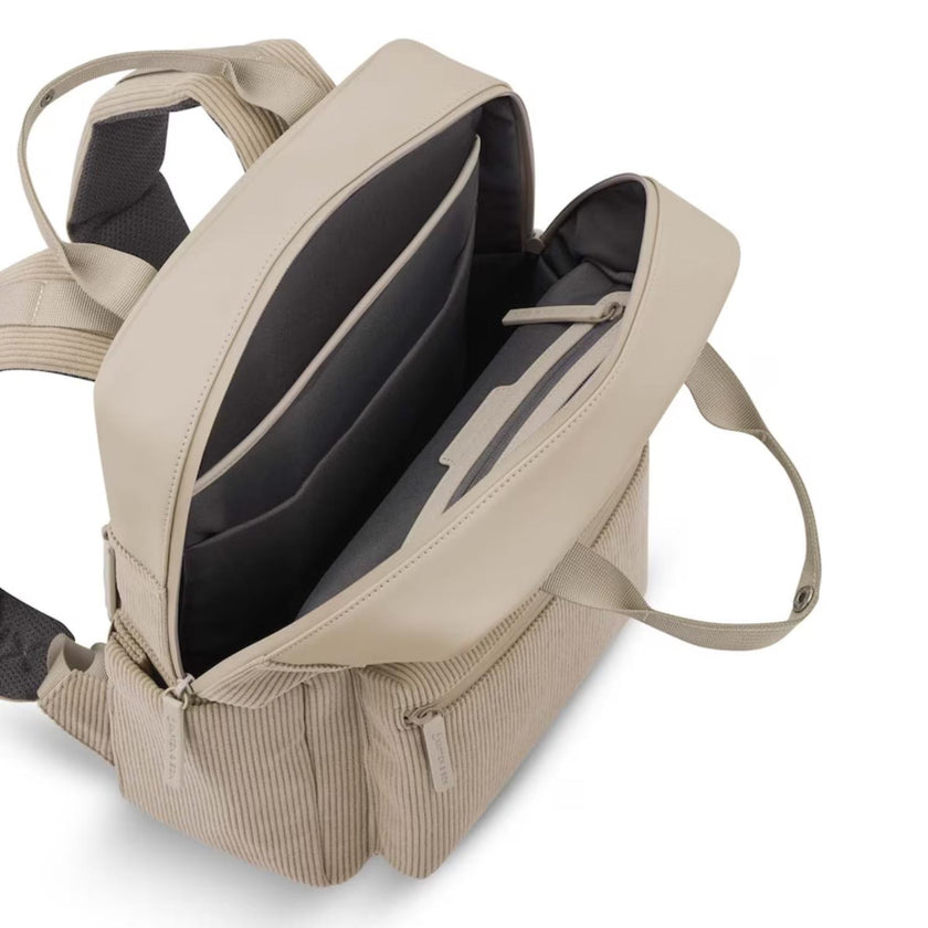 Kapten & Son Laptoprugzak Bergen Pro Cord Dusty Sand Cord