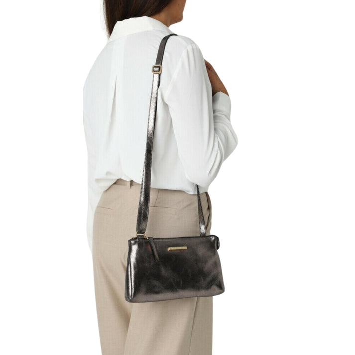 Fred de la Bretoniere Tasje rits FR003501943W Lenny Gun metal grey Fred de la Bretoniere Tasje rits FR003501943W Lenny Gun metal grey