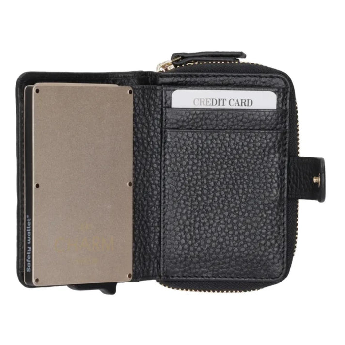 Charm Portemonnee 21277 Washington Zwart 001 Charm Portemonnee 21277 Washington Zwart 001