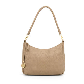 Mosz Tas Coco M Jungle Taupe dull light gold Mosz Tas Coco M Jungle Taupe dull light gold