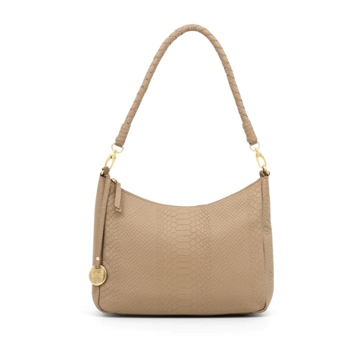 Mosz Tas Coco M Jungle Taupe dull light gold Mosz Tas Coco M Jungle Taupe dull light gold
