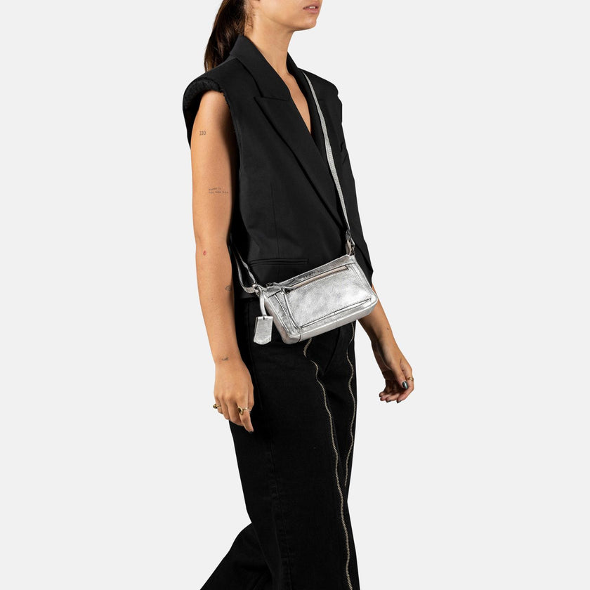 Burkely Tasje 1000717 Crossbody Speedy Silver 11