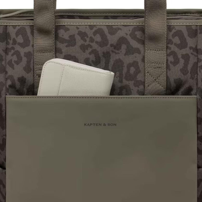 Kapten & Son Rugzak Lindby Pro Leo Dark Brown