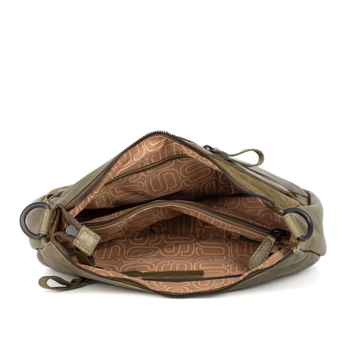 Spikes&Sparrow Tas 608170 Suede mix Green 06 Spikes&Sparrow Tas 608170 Suede mix Green 06