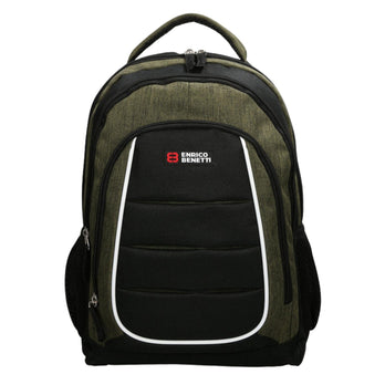 Enrico Benetti Laptoprugzak 47233 Campus Zwart Olijf 234 Enrico Benetti Laptoprugzak 47233 Campus Zwart Olijf 234