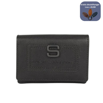Spikes&Sparrow Portomonnee 381740 Bronco Black 00 Spikes&Sparrow Portomonnee 381740 Bronco Black 00