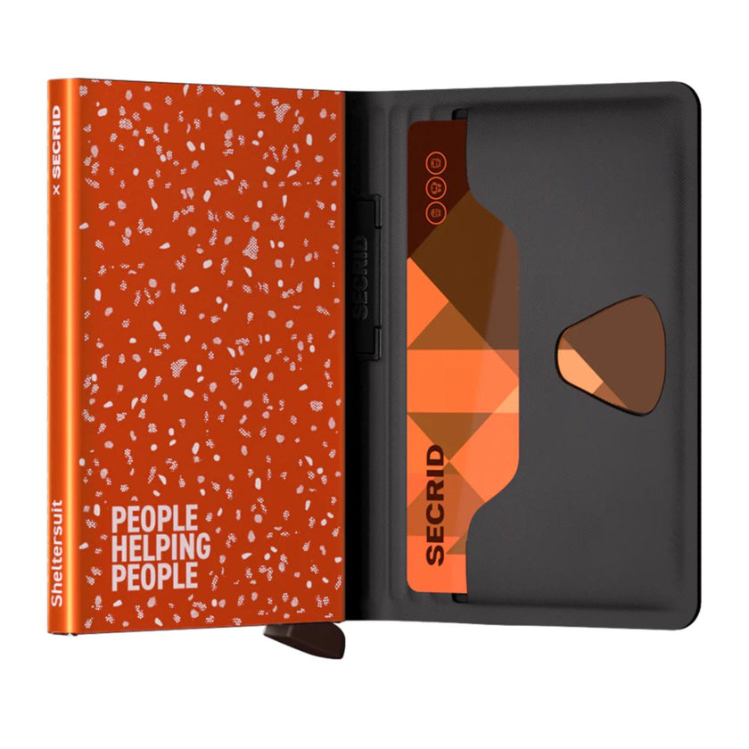 Secrid Pasjeshouder Bandwallet* TPU Sheltersuit Black-Orange