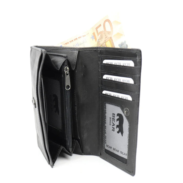 Bear Design Portemonnee CP6041 Sweety XL Zwart Bear Design Portemonnee CP6041 Sweety XL Zwart