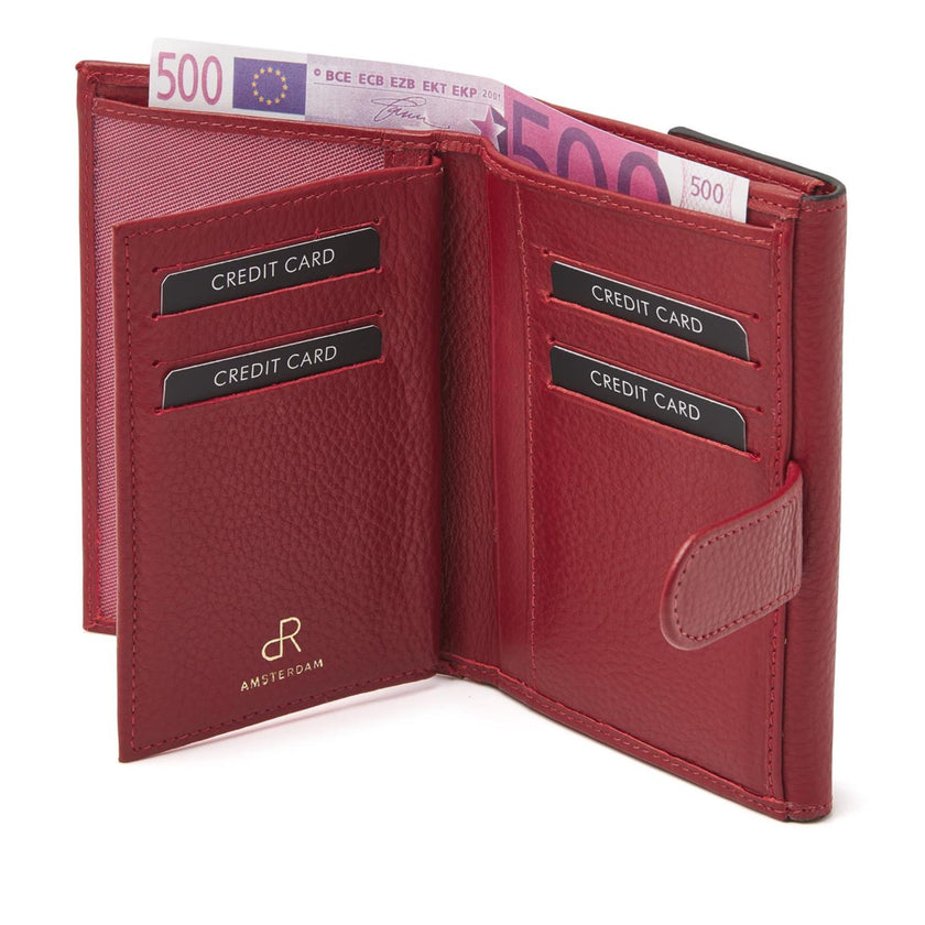 De Rooy Amsterdam Portemonnee 110119 Tango Red