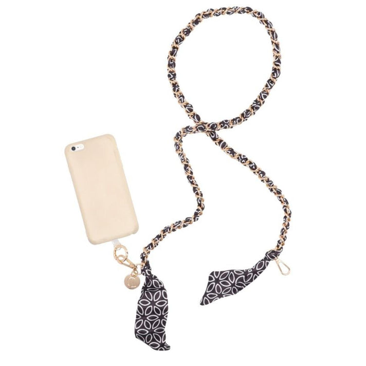 Charm Telefoonkoord 24672 Zwart/Wit 105 Charm Telefoonkoord 24672 Zwart/Wit 105