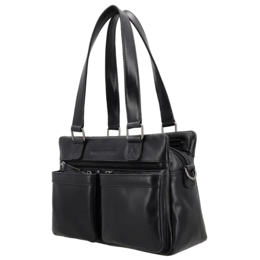 Hide & Stitches Tas 25315 Porto Zwart 001