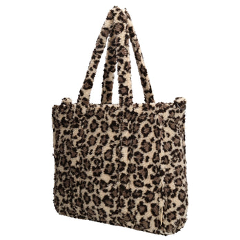 Beagles Tas 23894 Lugo Teddy Luipaard Beige 094 Beagles Tas 23894 Lugo Teddy Luipaard Beige 094